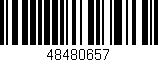 Código de barras (EAN, GTIN, SKU, ISBN): '48480657'