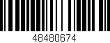 Código de barras (EAN, GTIN, SKU, ISBN): '48480674'