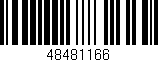 Código de barras (EAN, GTIN, SKU, ISBN): '48481166'