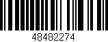 Código de barras (EAN, GTIN, SKU, ISBN): '48482274'