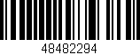 Código de barras (EAN, GTIN, SKU, ISBN): '48482294'
