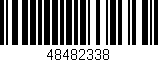 Código de barras (EAN, GTIN, SKU, ISBN): '48482338'
