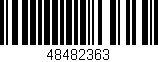 Código de barras (EAN, GTIN, SKU, ISBN): '48482363'