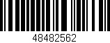 Código de barras (EAN, GTIN, SKU, ISBN): '48482562'