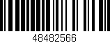 Código de barras (EAN, GTIN, SKU, ISBN): '48482566'