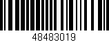 Código de barras (EAN, GTIN, SKU, ISBN): '48483019'