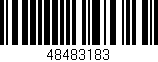 Código de barras (EAN, GTIN, SKU, ISBN): '48483183'