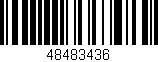 Código de barras (EAN, GTIN, SKU, ISBN): '48483436'