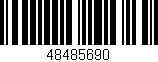 Código de barras (EAN, GTIN, SKU, ISBN): '48485690'