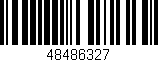 Código de barras (EAN, GTIN, SKU, ISBN): '48486327'
