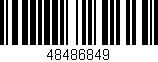 Código de barras (EAN, GTIN, SKU, ISBN): '48486849'