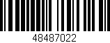 Código de barras (EAN, GTIN, SKU, ISBN): '48487022'
