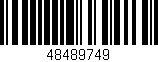 Código de barras (EAN, GTIN, SKU, ISBN): '48489749'