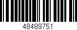 Código de barras (EAN, GTIN, SKU, ISBN): '48489751'