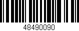 Código de barras (EAN, GTIN, SKU, ISBN): '48490090'