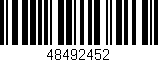 Código de barras (EAN, GTIN, SKU, ISBN): '48492452'