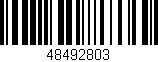 Código de barras (EAN, GTIN, SKU, ISBN): '48492803'