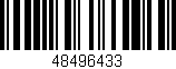 Código de barras (EAN, GTIN, SKU, ISBN): '48496433'