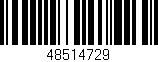 Código de barras (EAN, GTIN, SKU, ISBN): '48514729'