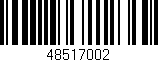 Código de barras (EAN, GTIN, SKU, ISBN): '48517002'