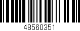 Código de barras (EAN, GTIN, SKU, ISBN): '48560351'