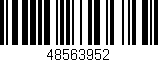 Código de barras (EAN, GTIN, SKU, ISBN): '48563952'