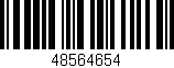 Código de barras (EAN, GTIN, SKU, ISBN): '48564654'