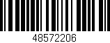 Código de barras (EAN, GTIN, SKU, ISBN): '48572206'