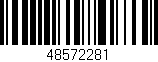 Código de barras (EAN, GTIN, SKU, ISBN): '48572281'