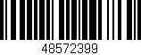 Código de barras (EAN, GTIN, SKU, ISBN): '48572399'