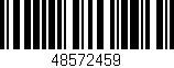 Código de barras (EAN, GTIN, SKU, ISBN): '48572459'