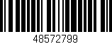 Código de barras (EAN, GTIN, SKU, ISBN): '48572799'