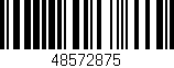 Código de barras (EAN, GTIN, SKU, ISBN): '48572875'