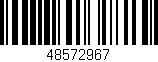 Código de barras (EAN, GTIN, SKU, ISBN): '48572967'