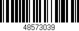 Código de barras (EAN, GTIN, SKU, ISBN): '48573039'