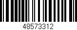 Código de barras (EAN, GTIN, SKU, ISBN): '48573312'