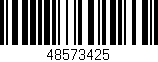 Código de barras (EAN, GTIN, SKU, ISBN): '48573425'
