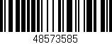 Código de barras (EAN, GTIN, SKU, ISBN): '48573585'