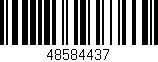 Código de barras (EAN, GTIN, SKU, ISBN): '48584437'
