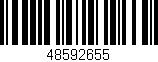 Código de barras (EAN, GTIN, SKU, ISBN): '48592655'