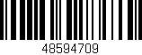 Código de barras (EAN, GTIN, SKU, ISBN): '48594709'