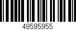 Código de barras (EAN, GTIN, SKU, ISBN): '48595955'