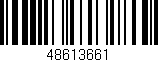 Código de barras (EAN, GTIN, SKU, ISBN): '48613661'
