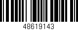 Código de barras (EAN, GTIN, SKU, ISBN): '48619143'