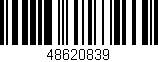 Código de barras (EAN, GTIN, SKU, ISBN): '48620839'