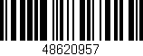 Código de barras (EAN, GTIN, SKU, ISBN): '48620957'