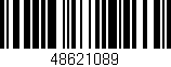 Código de barras (EAN, GTIN, SKU, ISBN): '48621089'