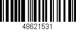 Código de barras (EAN, GTIN, SKU, ISBN): '48621531'