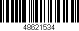 Código de barras (EAN, GTIN, SKU, ISBN): '48621534'