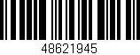 Código de barras (EAN, GTIN, SKU, ISBN): '48621945'